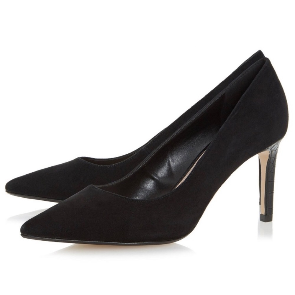Dune London Abigail Black Pumps